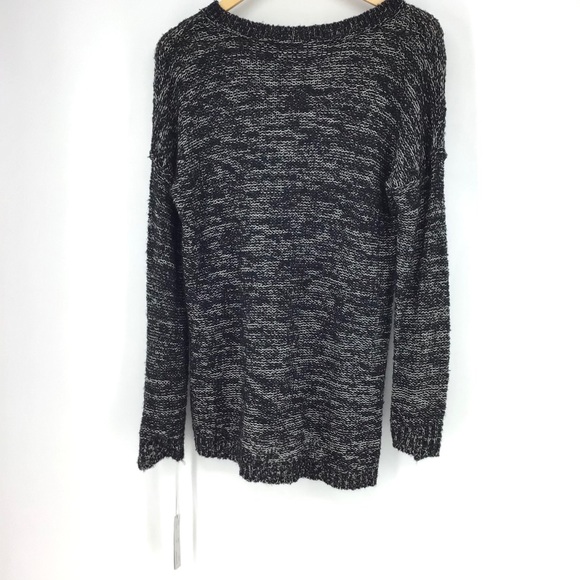 Bela Nyc Black White Wool Pullover Sweater NWT - Picture 4 of 6